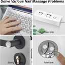 3 x 108PCS DIY Keyboard Keycaps,Nail Type Keyboard Stickers,Transparent Bulge Laptop Keyboard Stickers,Nail Enhancement Practical Tool,for Women with Long Nails