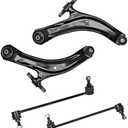 Motorman 4pcs (1) MS30194+(1) MS30195+(1) K750095+(1) K750094 Front Lower Control Arm,Sway Bar End Link for 2008-2013 ROGUE,2014-2015 ROGUE SELECT