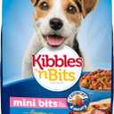 Kibbles 'n Bits Mini Bits Small Breed Dry Dog Food, Savory Beef & Chicken Flavors for Adult Dogs, 3.5 lb. Bag, 4 Count (EXP 05/30/27)