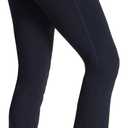 Skechers Women's Go Walk High Waisted Pant Joy  4-Way Stretch, Moisture-Wicking, Layered Waistband (Large, Black)