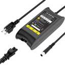 19.5V 4.62A 90W AC Adapter Charger Power Supply Cord for Dell Laptop Computer, Dell PA-10 90-watt Power Supply(Connector: 7.4x5.0mm)