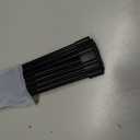 MERRYBOX 20.5" x 13" Roll Up Dish Drying Rack Silicone Wrapped Over The Sink Dish Drying Rack Multipurpose Foldable Sink Drying Mat, Heat-Resistant & Anti-Rust Dish Rack for Kitchen Sink, Large, Black