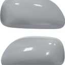 ApplianPar 2Pcs Gray Driver and Passenger Side Mirror Cover for Corolla 2007 2008 2009 2010 2011 2012 2013