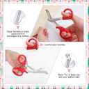 48 Pcs 24 Set Nurses Week Gifts Bulk - 24 Set Bandage Scissors with Funny Keychain, Nursing Scissors Stainless Steel Round Tip, Nurse Appreciation Gifts for Staff Rn Lpn Graduation