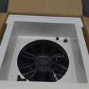 RV Roof Vent Fan, 12V DC 14" Super Quiet Reliable Manual RV Roof Fan, 3-Speed, Reversible