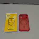 Thomo Magnetic for iPhone 17 Pro Case, [Compatible with Magsafe] [Full Camera Protection] Translucent Matte Military Grade Shockproof with Anti-Fingerprint Phone Cover 2025, Red