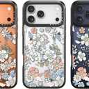 Bouvardia for iPhone 17 Pro Case, Cute Girly Design for Women, Shockproof & Aesthetic, Floral Theme - Flowers in Bloom