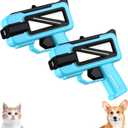 Geelin 2 Pack Squirt Spray for Cats Dogs Training Squirt for Cats Deterrent Water Spray Pistols for Dogs Pets Training(Square Style,Blue Black)