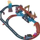 Thomas & Friends Motorized Toy Train Set Crystal Caves Adventure with Thomas, Tipping Bridge & 8 Ft of Track for Preschool Kids Ages 3+ Years