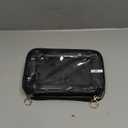 OCHEAL Makeup Bag, Clear Makeup Organizer Bag Portable Cosmetic Bag, Cute Transparent Case For Women and Girls traveling Storage with zipper Divider Brush Compartment-Clear Beige white (Large, 01_Begie)