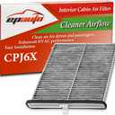 EPAuto CPJ6X (KD45-61-J6X) Cabin Air Filter includes Activated Carbon Replacement for Mazda 3 (2014-2018), Mazda 6 (2014-2021), CX-5 (2013-2025)