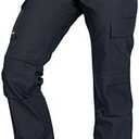 LAPG Women's Gear Stretch Tactical Pants, Low Rise, Slim Fit, 7-Pocket Durable Flex Cargo Outdoor, Hiking & Work Pants Medium