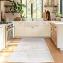 4x6 ft Area Rug Pink  Boho Indoor Rug, Machine Washable, Low Pile, Non-Slip, for Living Room, Bedroom, Dining, Office, Playroom