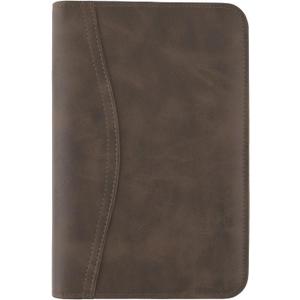 AT-A-GLANCE Simulated Leather Undated Starter Set, D43074 DAY-TIMER, Portable Size, Distressed Brown (033-0140-04)