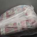 GarveeHome 2x3 Christmas Area Rugs Machine Washable Entryway Low Pile Non Slip Small Boho Rug Xmas Snowflake Decorative Stain Resistant for Bathroom Kitchen Red