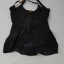SHAPELLX Shapewear for Women Fajas Colombianas Tummy Control Body Shaper Open Bust Bodysuit with Hook Zipper Closure (Large, A1-black)