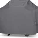 Unicook 55 Inch Grill Cover for Outdoor Grill, Heavy Duty Waterproof Gas BBQ Cover, Outside 3-4 Burner Barbecue Covering for Weber, Char-Broil, Nexgrill, All Weather Resistant, Grey (Gray)
