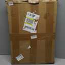 QWORK Microwave Oven Rack Shelf, Wall Mount Electric Oven Holders, Aluminum Double-Layer Microwave & Spice Rack, 2 Shelves with 10 Hooks, Support Load 88lbs, 21.65"x15"x9.84"