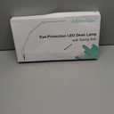 LED Desk Lamp with Clamp, Architect Desk Lamp with Dual Light and Adjustable Swing Arm, Clip-on Eye-Care 4 CCT Modes & 5 Brightness Levels Table Light Modern Computer Lighting for Home Office (Black+Touch)