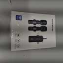 PQRQP 3 in 1 Professional Wireless Lavalier Microphone for iPhone, Android, Camera, Wireless Microphones, Mini Microphone, Crystal Clear Sound Quality for Recording, Live Streaming, Microphone Clips