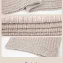 MissShorthair Womens Scarf Large Chunky Knit Warm Scarfs Cashmere Feel Scarves for Women and Men Cold Weather (Gray)