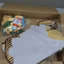 Classic Winnie Bear Baby Shower Birthday Decorations Cutout Large, Neutral Pooh Bear Coroplast Cutout Prop with Stand Balloons Bee Stickers for Winnie Gender Reveal First Birthday Photo Props