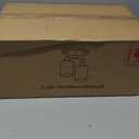 Semi Flush Mount Ceiling Light,3 Lights Clear Glass Shade, Matte Black Finish,Farmhouse Industrial Rustic Ceiling Light Fixture for Hallway Kitchen Island Entryway Bedroom, E26 Socket,11.2.