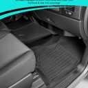 Floor Mats for Chevy Silverado GMC Sierra 1500 2007-2013 & for Chevrolet Silverado Sierra 2500HD 3500HD 2007-2014(Only Crew Cab, Front Bench Seat, w/o Rear Underseat Storage, Carpet Floor), Car Liners