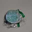 SLSON Dog Bowls Pet Collapsible Bowl with Cover Lids, 2 Pack Dog Travel Bowls Portable Foldable Cat Water Dish Bowl for Pets Walking Parking Camping (Light Blue and Green, Medium)