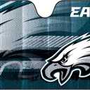 Fanmats NFL Windshield Sun Auto Shade, Sun Shield Sun Visor Accordion tri-fold for Storage 59" x 29.5", Colorful Team Design