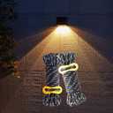 A Black rope Outdoor Guy Lines Tent Cords, AOPANDA with Aluminum Alloy Buckle for camping rope, Suitable for Camping, Outdoor Sports(4mm,13ft,4pack)