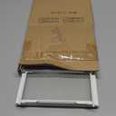 Expandable Under Cabinet Shelf, Extendable Under Shelf Storage with 0.94 Inches Thick Clips for Pantry Cabinet, Laundry Room, Shoe Rack.(White, 1 Pack, Interior: 3.66" H x 8.26" D)