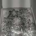 Snowflake Cookie Cutters Set of 10 pcs, Stainless Steel Snowflake Shaped Christmas Holiday Baking Molds for Fondant & DIY Crafts