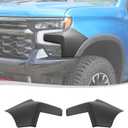 Voodonala for Chevy Silverado 2022-2024 ZR2 Front Hood Cowl Body Armor,Outer Cowl Cover,Edge Guards Exterior Accessories Compatible with Chevy Silverado ZR2 2022-2024(Matte Black)