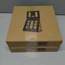 2 x HNL Portable Monitor Stand, iPad & Tablet Holder, clamp Retention, Foldable, mountable Small Desk, Supports 7.75 inch to 10.75 inch Screen Width, Travel with Laptop, Black