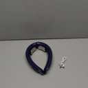 FrSara Rechargeable Neck Fan, Personal Fan with LED Display, 3 Speeds with 4000mAh Battery Powered, Supports USB TYPE-C, Portable, Ideal & Quiet for Women, Men Travel, Outdoor, Blue