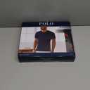 POLO RALPH LAUREN Men's Slim Fit Cotton Crew Shirts (Large, Black)