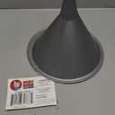 Nicky Bigs Novelties Tin Funnel Hat Halloween Costume Accessory Thick Silver Plastic Funnel Helmet
