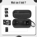 Camera Carrying Case Compatible with KODAK PIXPRO FZ55 / FZ45 16MP Digital Camera, Hard Bag Suitable for Travel and Home Storage (Black)