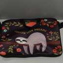 RICHEN 14 15 15.4 15.6 inch Laptop Shoulder Bag Messenger Bag Notebook Handle Sleeve Neoprene Carrying Tablet Case with Accessories Pocket (14-15.6 inch, Sloth) (Disc)