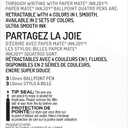 Paper Mate InkJoy Quatro Retractable Ballpoint Pens, Medium Point, Assorted Colors, 3 Pack