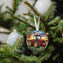 Tractor Ornament - Farm Christmas Ornaments, Barn Ornaments for Farmers - Farmer Tractor Gifts - Acrylic Ornament 2025 for Christmas Tree