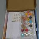 LuwoArte 6 Pack Paint by Numbers Kit for Adults  Cute Cats  Fun Paint by Numbers for Adults Beginners  DIY Adult Paint by Number Kit  Relaxing Home Wall Art Painting Gift Set  7.87 x 7.87 inch