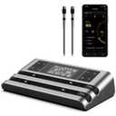 Wireless Smart Meat Thermometer with Dual-Sensor Probe, 500FT Remote Monitoring, Dedicated App, Real-Time Ambient and Food Temperature Tracking for Precise Cooking Control