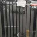 Babelio 36" Tall Baby Gate, 29-48" Auto-Close and Pressure Mounted Baby Gate for Stairs, Doorways, Hallway, PressGuard P7, Easy Walk Thru Pet Gate, Black