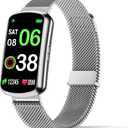 Health Fitness Tracker, Smart Watch with 24/7 Heart Rate, Activity Tracker with Blood Pressure and Blood Oxy-gen Monitor, 120 Sport Mode Waterproof Sleep Tracker for Women Men