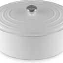 Le Creuset Enameled Cast Iron Signature Oval Dutch Oven, 15.5qt., White