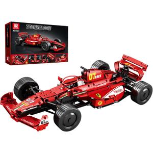 Reobrix F1 Cars Building Sets for Adults, Technical Formula 1 Model Car Kits, Cool 1:8 Scale Race Car Model Display for Home or Office Decor, Collectible Gifts for F1 Fans (928 PCS,Static Version)