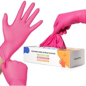 Kids Disposable Nitrile Gloves for 4-10 Years, Suitable for Cooking, Gardening, Painting, Powder and Latex Free-100 PCS