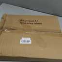 One Step Stool for Adults Seniors with Non-Slip Rubber Step Surface, 6.9" Heavy Duty Wood Stepping Stool with 450 LB Capacity Bed Steps for High Beds, Bathroom, Bedroom, Kitchen & Kids Bedside Support (Brown)